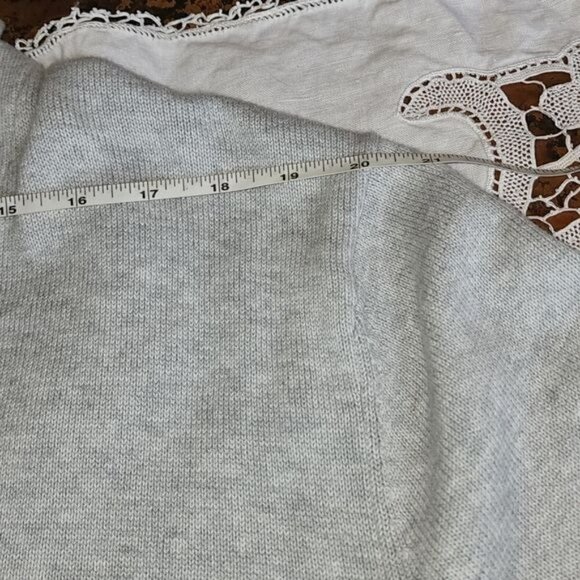 Chaps Grandpa Full Buttoned Collared Pocketed Long Sleeve Sz. L Sweater Cardigan - Picture 13 of 14